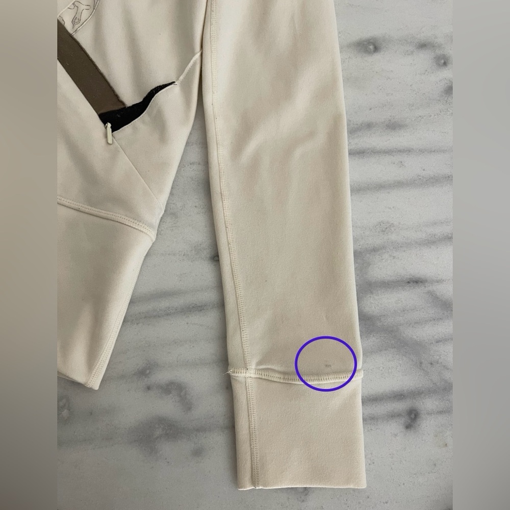 Lululemon cream stride jacket size 4 - Picture 14 of 15